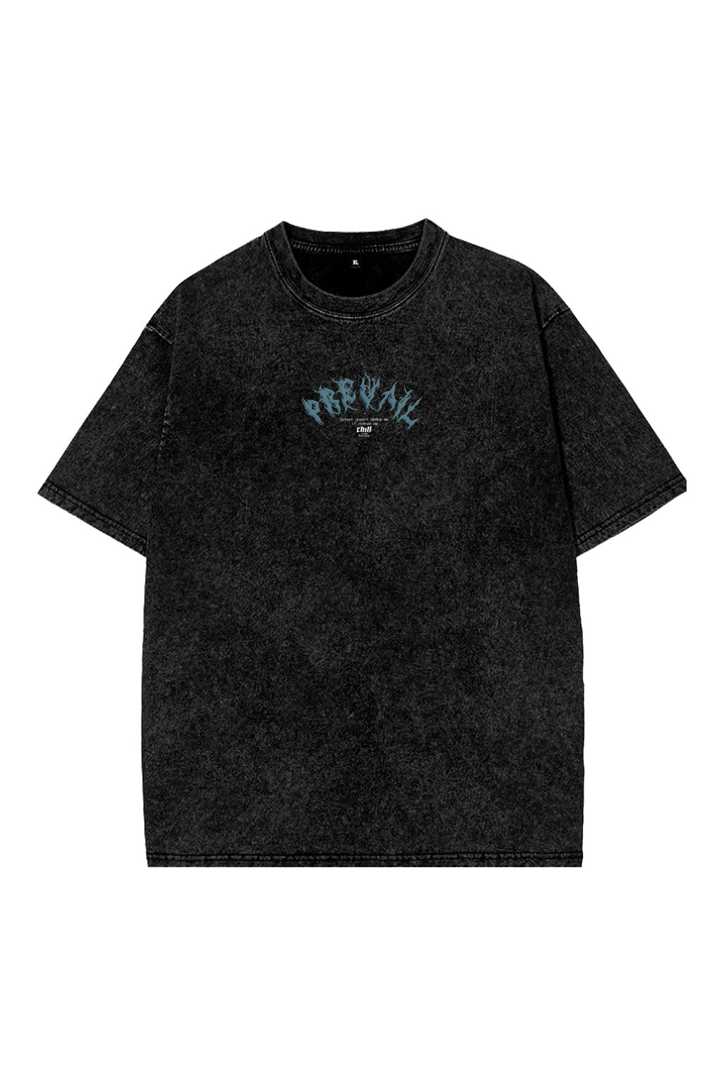 Prevail Black Acid Washed Tee